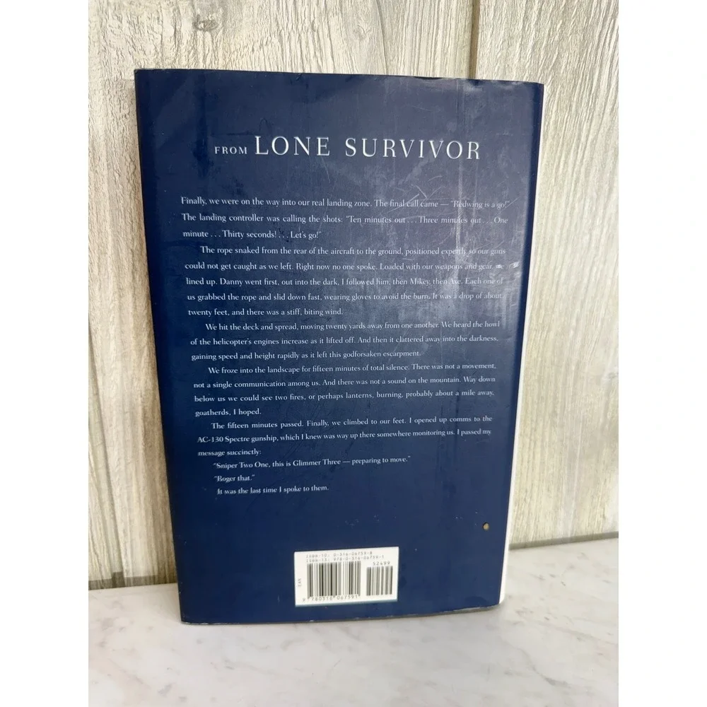 Lone Survivor Marcus Luttrell Hardcover Military Non-Fiction Navy SEAL Team 10